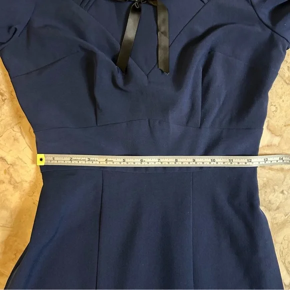 NWT Stop Staring 30s Style Navy Dress Size Small - Picture 11 of 16